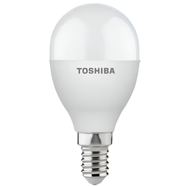 Λάμπα LED Toshiba G45 E14 8W 3000K - Θερμό Λευκό