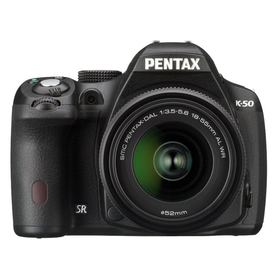 DC SLR PENTAX K-50 18-50mm BLACK image 0