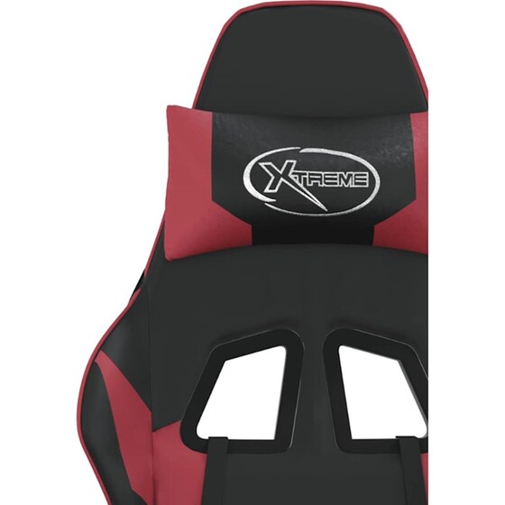 Καρέκλα Gaming VIDAXL 3143694 με Ρυθμιζόμενα Μπράτσα από Τεχνητό Δέρμα - Μαύρο / Κόκκινο image 7