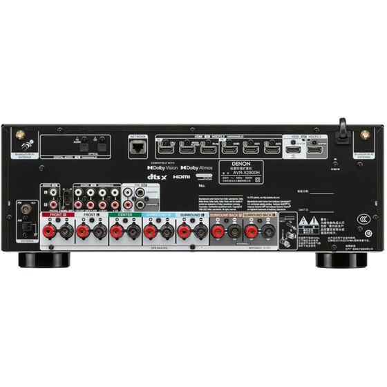 Denon AVR-X2800H Ραδιοενισχυτής - Μαύρο image 3