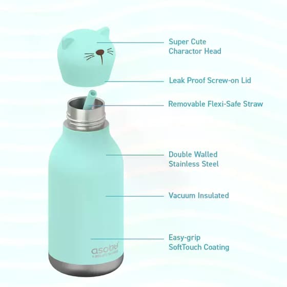 Μπουκάλι Θερμός Asobu Bestie Cat 460ml image 5