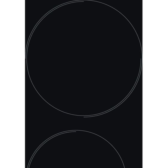 INDESIT AAR 160 C 58 cm Μαύρo Εστία Κεραμική Αυτόνομη image 4