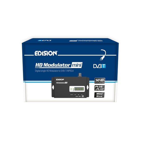 Mini Διαμορφωτής Edision HD 07-06-0010 DVB-T VHF/UHF - Μαύρος image 7