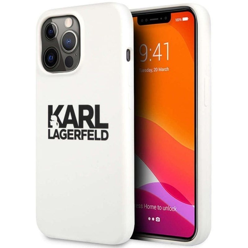 KARL LAGERFELD Θήκη Apple iPhone 13 Pro - Karl Lagerfeld - Λευκό