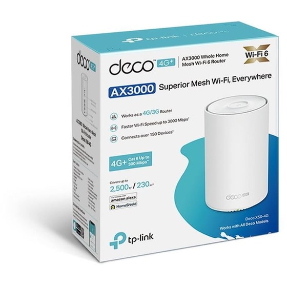 TP-Link Deco X50-4G Access Point Wi‑Fi 6 Dual Band (2.4 & 5 GHz) 2402Mbps image 8