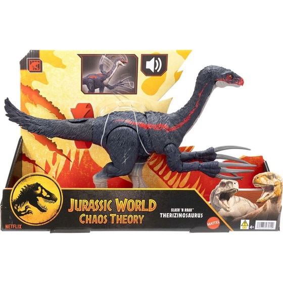 Mattel Φιγούρα Jurassic World Θεριζινόσαυρος με Ήχους & Κίνηση image 0
