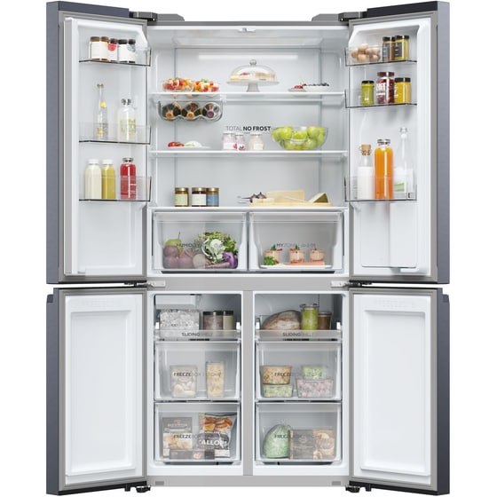 HAIER HCR5919EHMB Total No Frost 525 Lt Μαύρο Ψυγείο Ντουλάπα image 2