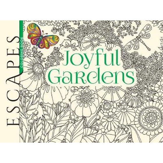 ESCAPES Joyful Gardens Coloring Book image 0