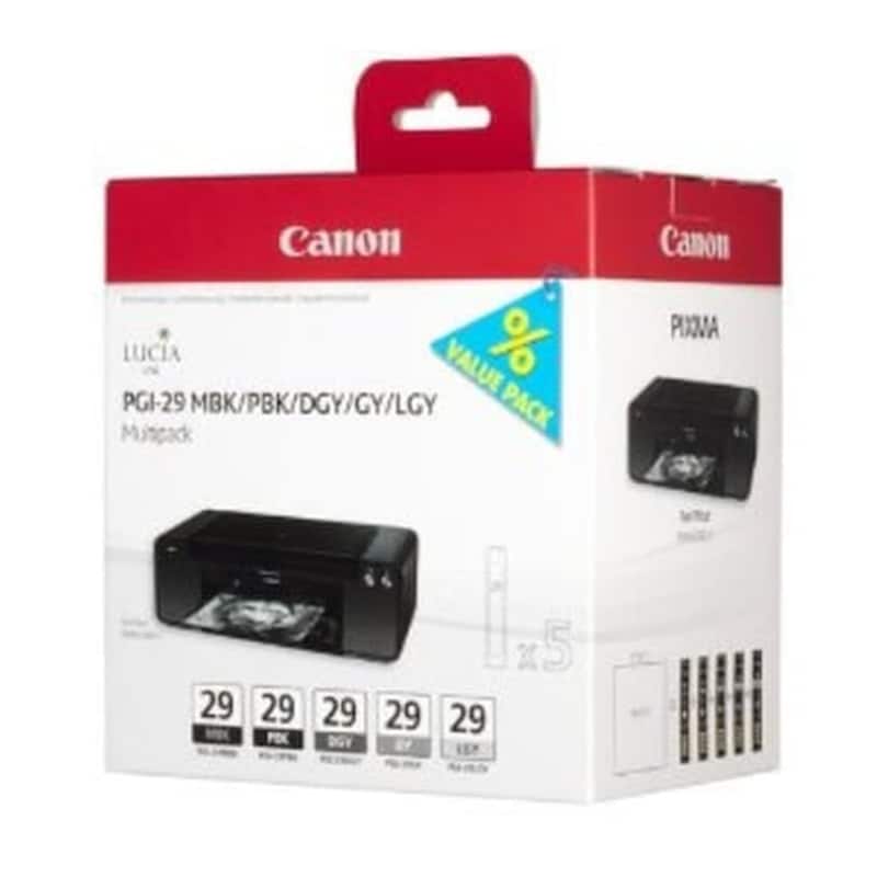 Canon PGI-29 Πολλαπλό Πακέτο 5 Μελανιών Εκτυπωτή