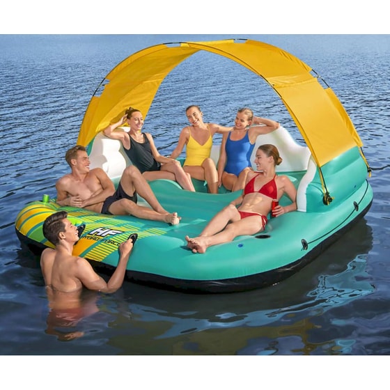 Φουσκωτό Θαλάσσης Καναπές Bestway Sunny Lounge 291x265x83cm - Τιρκουάζ image 1