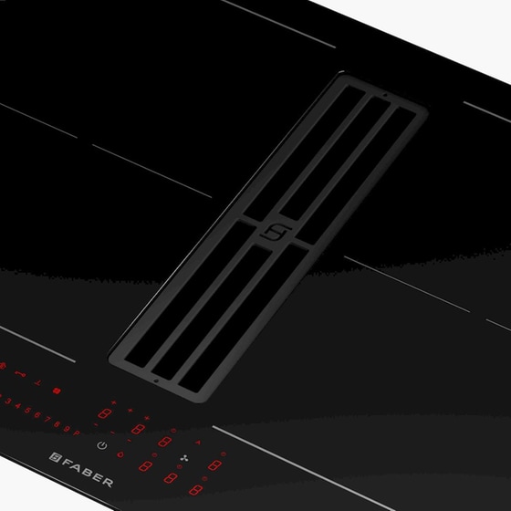 FABER GALILEO SLIM F600 60 cm Μαύρο Εστία Επαγωγική Αυτόνομη image 2
