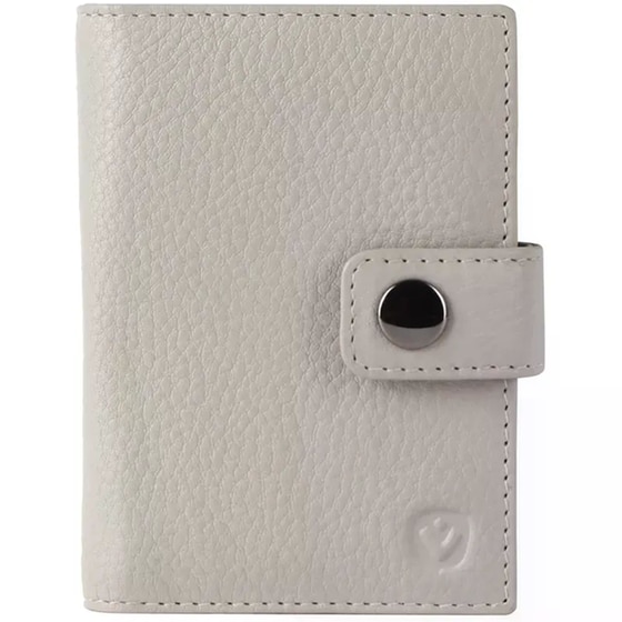 Θήκη Καρτών Valenta Leather Magsafe Off White image 0