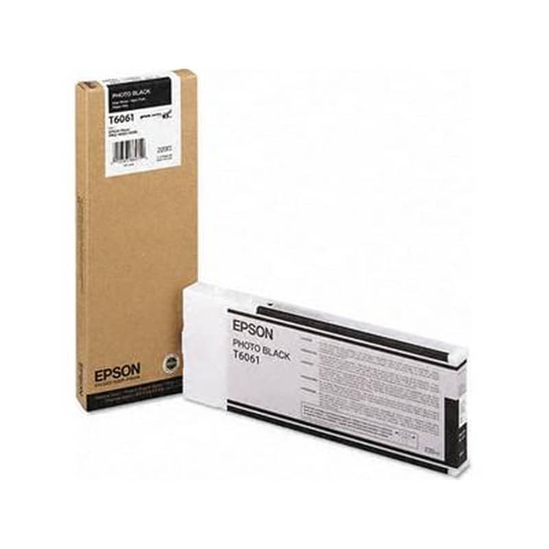 EPSON Μελάνι Epson Inkjet T6061 Μαύρο - C13T606100