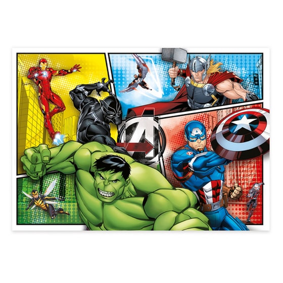 Παιδικό Σετ Παζλ Clementoni Super Color The Avengers (60/60 Κομμάτια) image 2