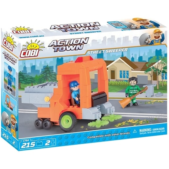 Cobi Action Town Ομάδα Καθαριότητας Cobi-1784 (215 Κομμάτια) image 0