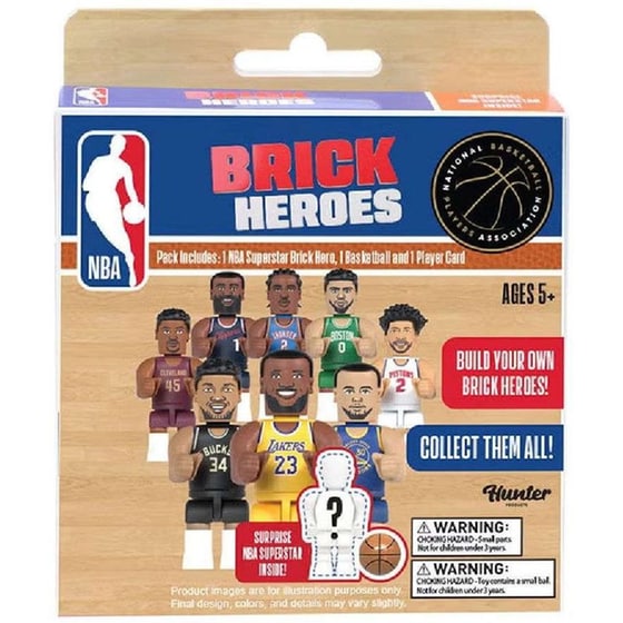 Φιγούρα NBA Superstar Brick Heroes - 1 Τμχ image 0