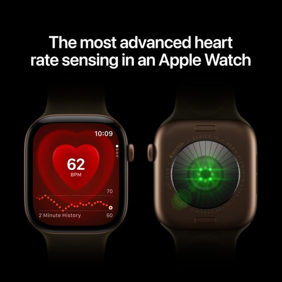 Apple Watch Series 12 GPS 46mm Dark Bronze Aluminium Case with Dark Bronze Milanese Loop - M/L image 2