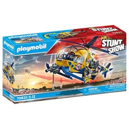 PLAYMOBIL® Air Stunt Show Ελικόπτερο με κινηματογραφικό συνεργείο (70833)