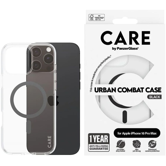 Θήκη Apple iPhone 16 Pro Max - PanzerGlass Urban Combat Case - Black image 2