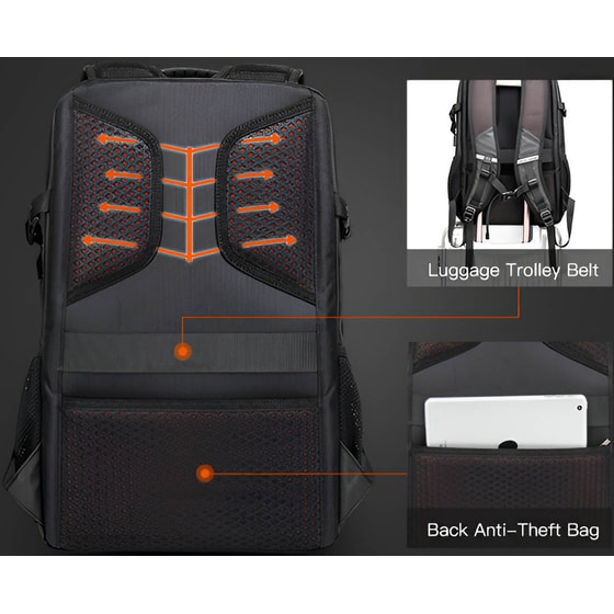 Τσάντα Laptop Arctic Hunter B00387 15.6" Αδιάβροχη - Μπλε image 3