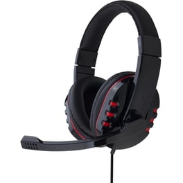 Gembird GHS-402 Gaming Ενσύρματα Ακουστικά 3.5mm - Μαύρα/Κόκκινα