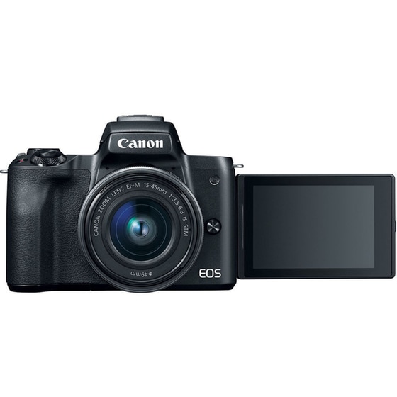 Mirrorless Canon EOS M50 & Φακός EF-M 15-45mm IS Μαύρο image 2