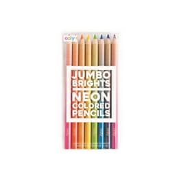 Ξυλομπογιές Ooly Neon Jumbo Brights (8 Τεμάχια)
