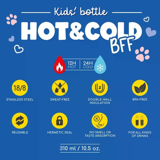 Μπουκάλι Θερμός Legami Kitty 310ml image 5