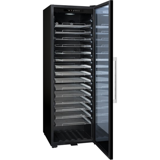 LA SOMMELIERE PRO160 για 152 Μπουκάλια με Γυάλινη Anti-UV Πόρτα και LED φωτισμό Μαύρο Συντηρητής Κρασιών image 9