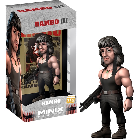 Φιγούρα MINIX Rambo 3 Rambo 12cm image 0