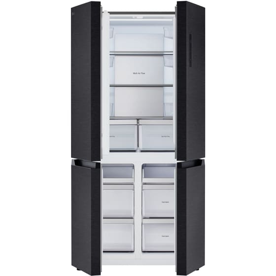 LG GMM42ABBEH Total No Frost 600 Lt Μαύρο Ψυγείο Ντουλάπα image 7