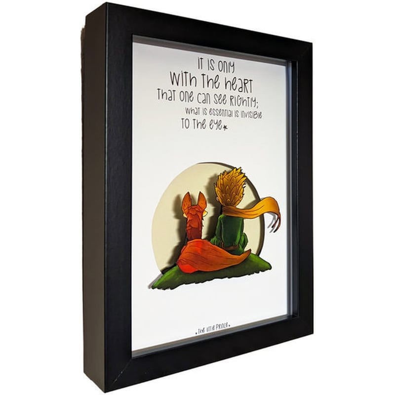 PIXELART.GAMECRAFTS Διακοσμητικό Κάδρο - The Little Prince And Fox