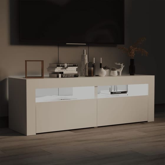 Έπιπλο Τηλεόρασης  VidaXL από Μοριοσανίδα 120x35x40 cm  - Λευκό image 5