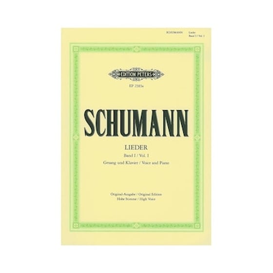 Schumann - Lieder Band 1, High Voice (voice - Piano) image 0
