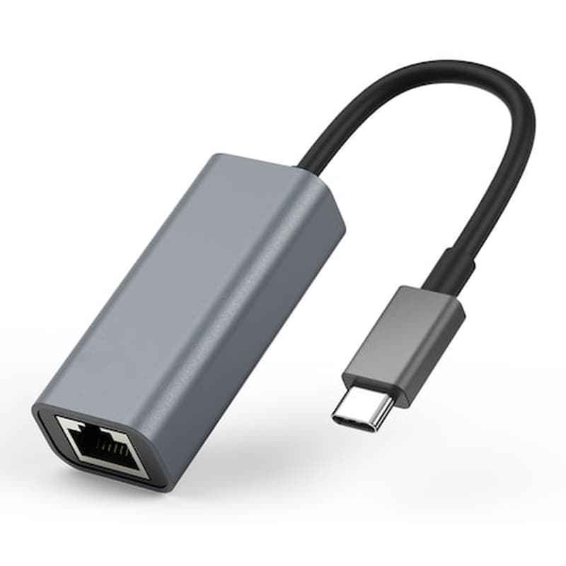 POWERTECH Αντάπτορας Powertech USB-C Male σε Ethernet Female