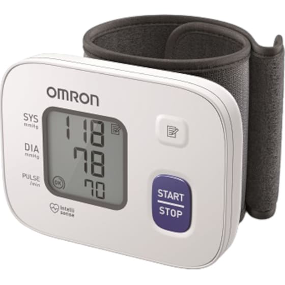 Ψηφιακό Πιεσόμετρο Καρπού OMRON RS2 HEM-6161-E Υπεραυτόματο με Ανίχνευση Αρρυθμίας Λευκό image 0