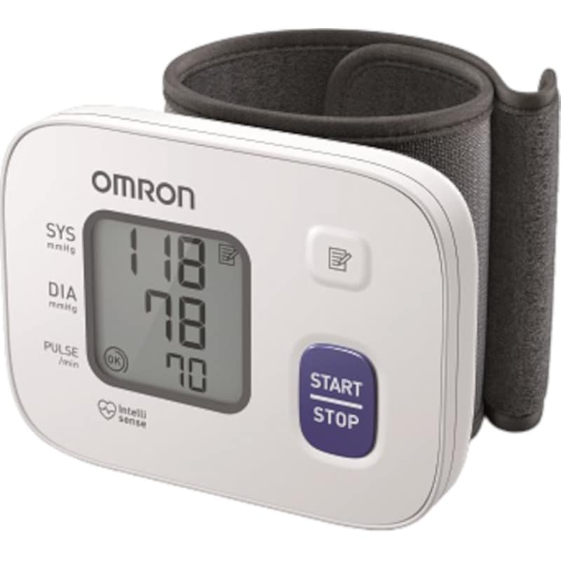 Ψηφιακό Πιεσόμετρο Καρπού OMRON RS2 HEM-6161-E Υπεραυτόματο με Ανίχνευση Αρρυθμίας Λευκό