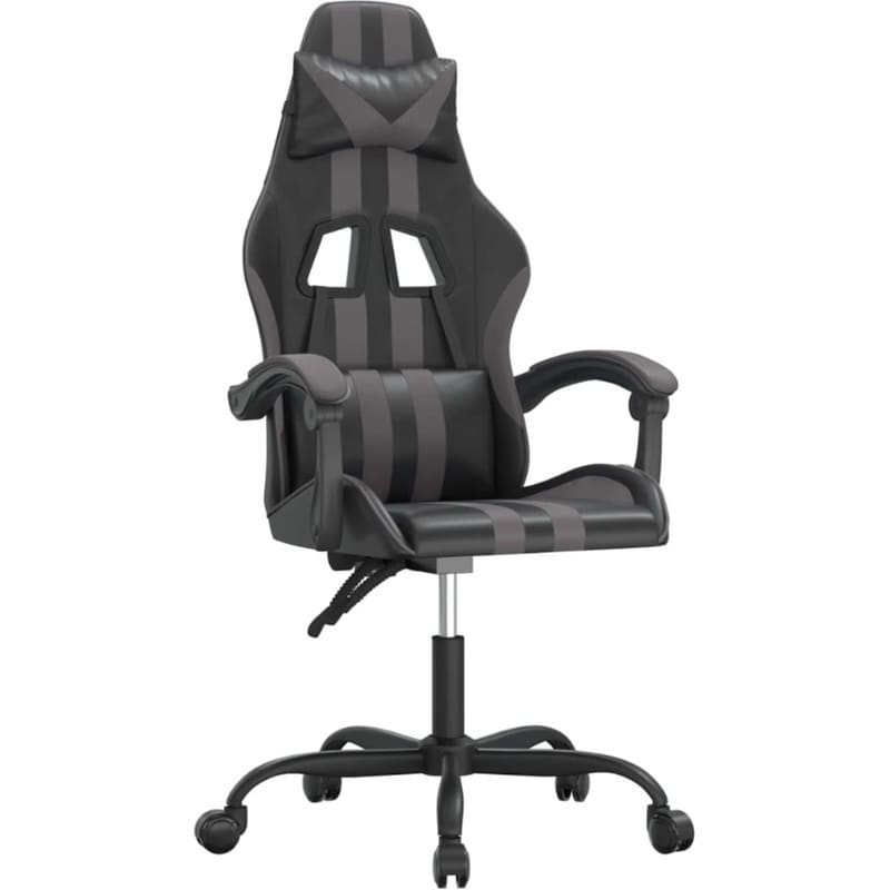 Καρέκλα Gaming VIDAXL 349523 από Τεχνητό Δέρμα - Μαύρο