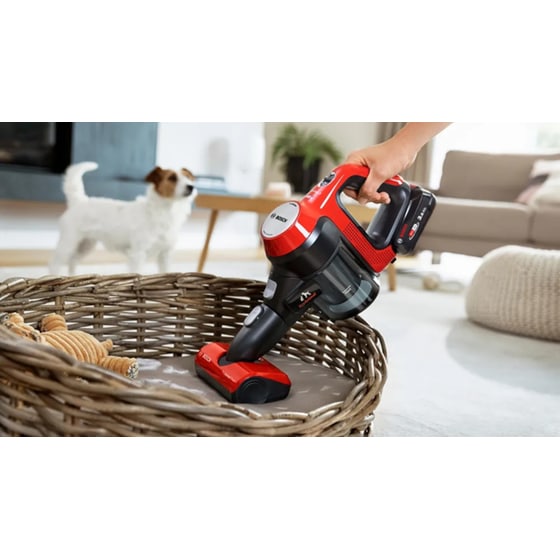 BOSCH BBS711ANM Unlimited 7 ProAnimal 18 V 0.3 L Κόκκινη Σκούπα Stick image 6