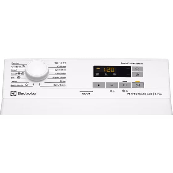 ELECTROLUX EW6T5271E 7 kg 1.200 Στροφές Λευκό Πλυντήριο Ρούχων image 2