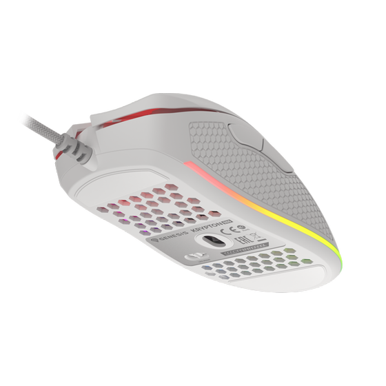 Genesis Krypton 555 Gaming Ενσύρματο Ποντίκι - White image 9