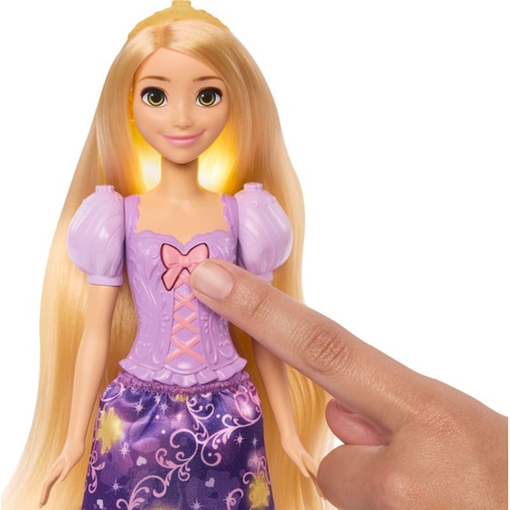 Κούκλα Disney Princess Ραπουνζέλ με Μαλλιά που Λάμπουν image 3