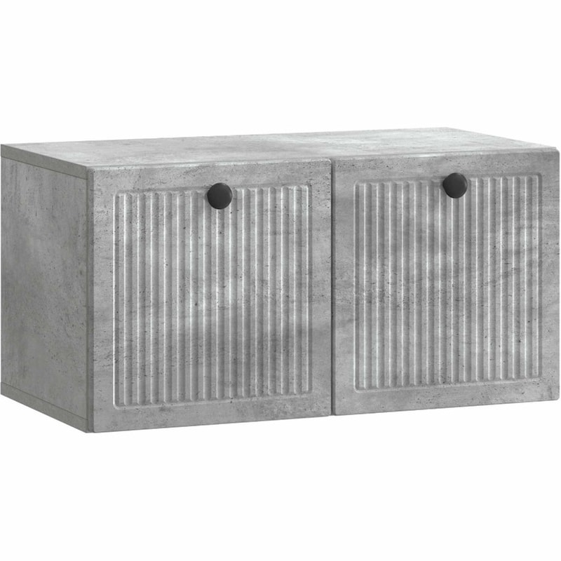 Επιτοίχιο Έπιπλο Τηλεόρασης VidaXL 59.5x31x30 cm - Μαύρο