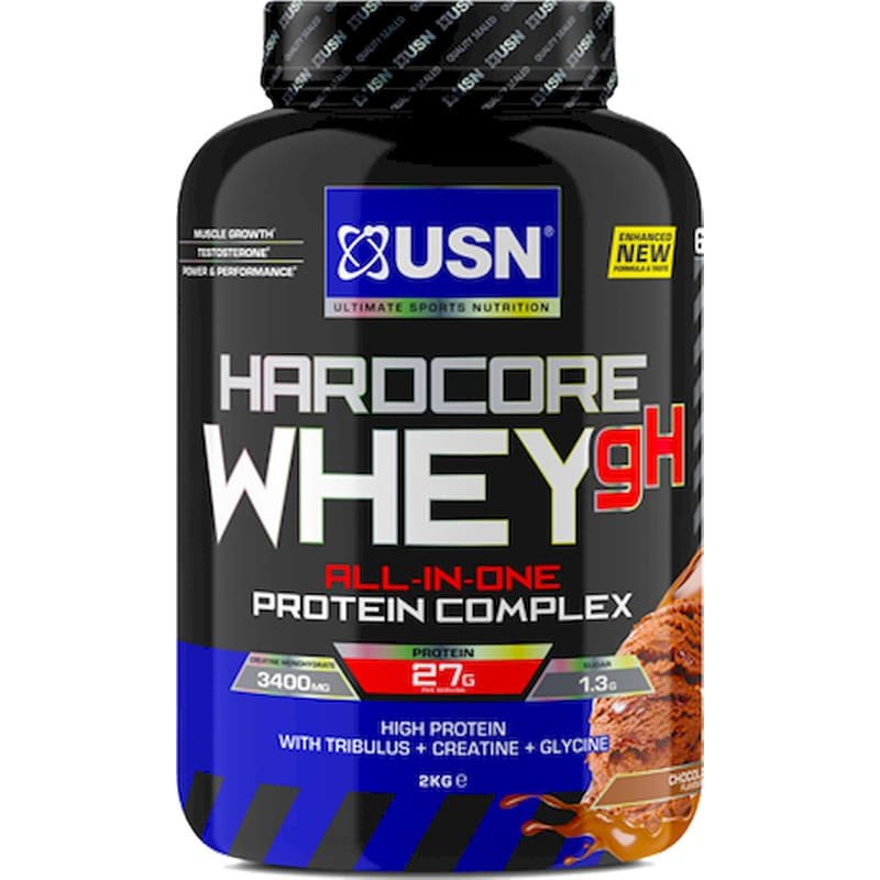 USN Πρωτεΐνη USN Hardcore Whey gH Σοκολάτα 2kg