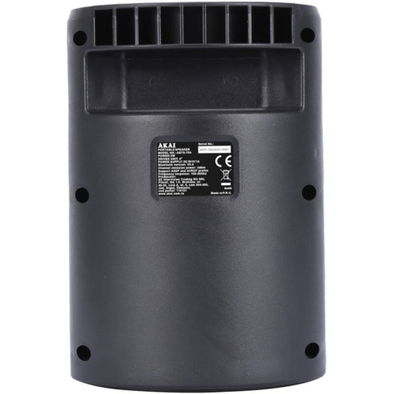 Party Speaker Akai ABTS-704 5W Karaoke με Μικρόφωνο και Φωτισμό LED - Μαύρο image 3