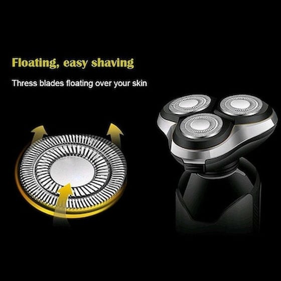 Επαναφορτιζόμενη Ξυριστική Μηχανή Kemei KM-5390 image 4