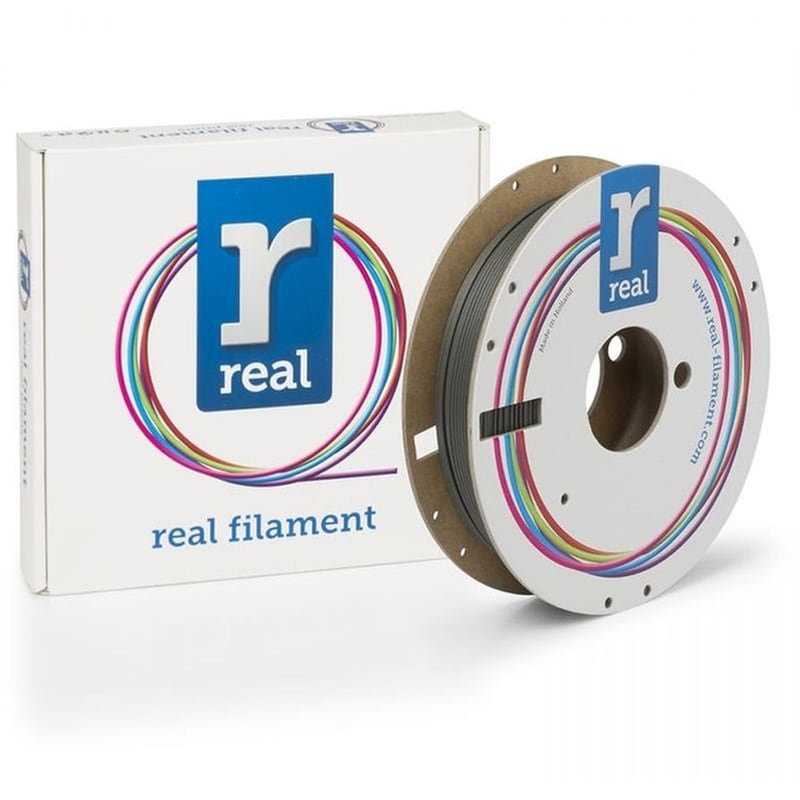 REAL FILAMENTS REAL FILAMENTS νήμα 3D εκτυπωτή PLA Matte - 0.5kg 1.75mm - Γκρι