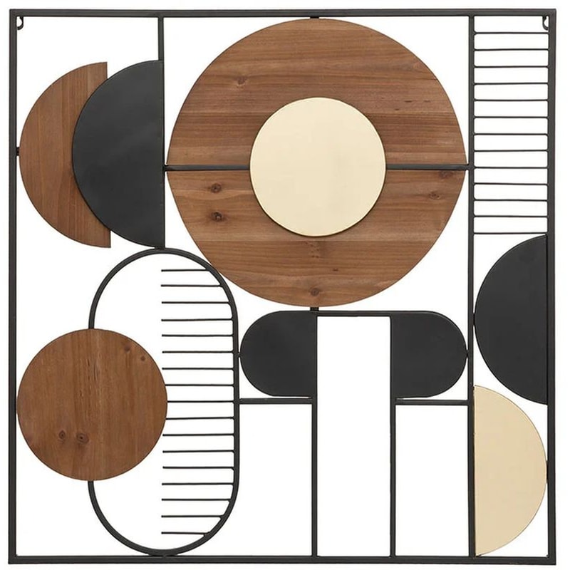 Μοντέρνο Κάδρο Spitishop Γεωμετρικό Σχέδιο 70x70 cm