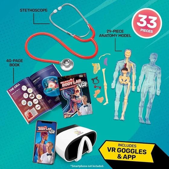 Body Lab VR Επιστημονικό Σετ Εικονικής Πραγματικότητας - Ελληνική Έκδοση (Abacus Brands) image 2