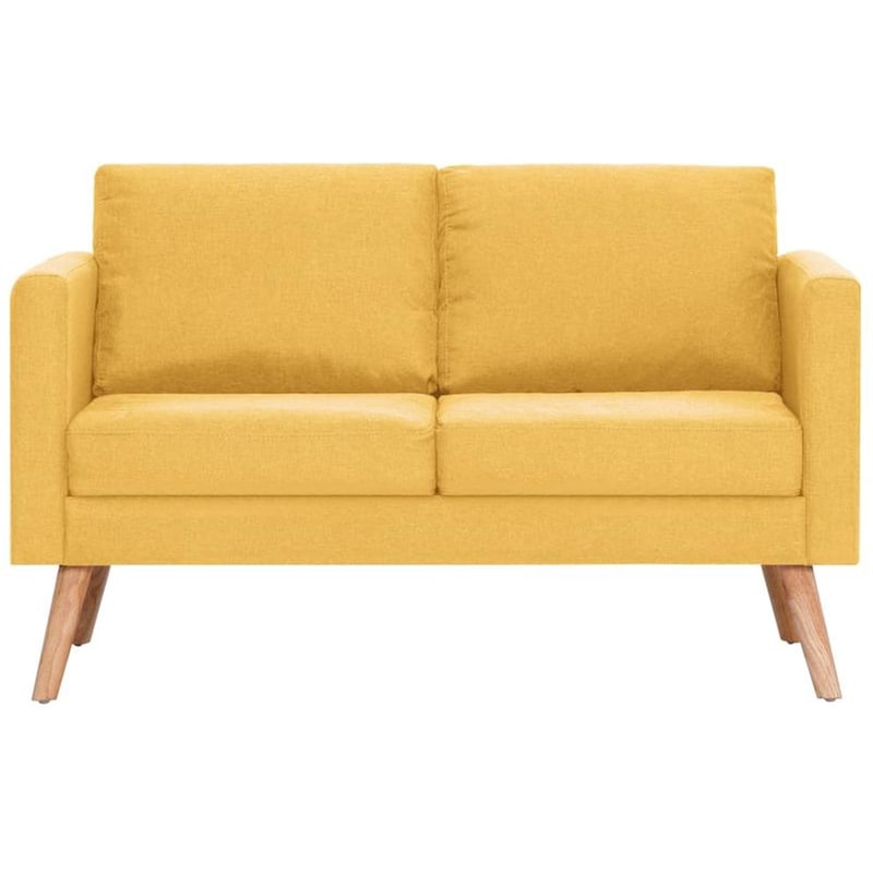 Διθέσιος Καναπές VidaXL 116x70cm - Κίτρινο VIDAXL